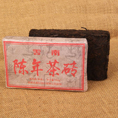 HelloYoung High Quality Ripe Pu erh Tea Brick Old Cooked Pu-erh Tea Health Care Yunnan 250g