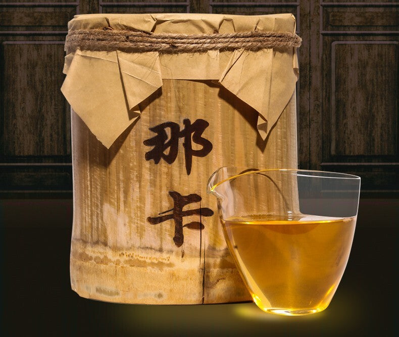 Menghu Song Da Shu Tea Puerh Tea Bamboo Tea Naka Puerh Tea Pillar 600g