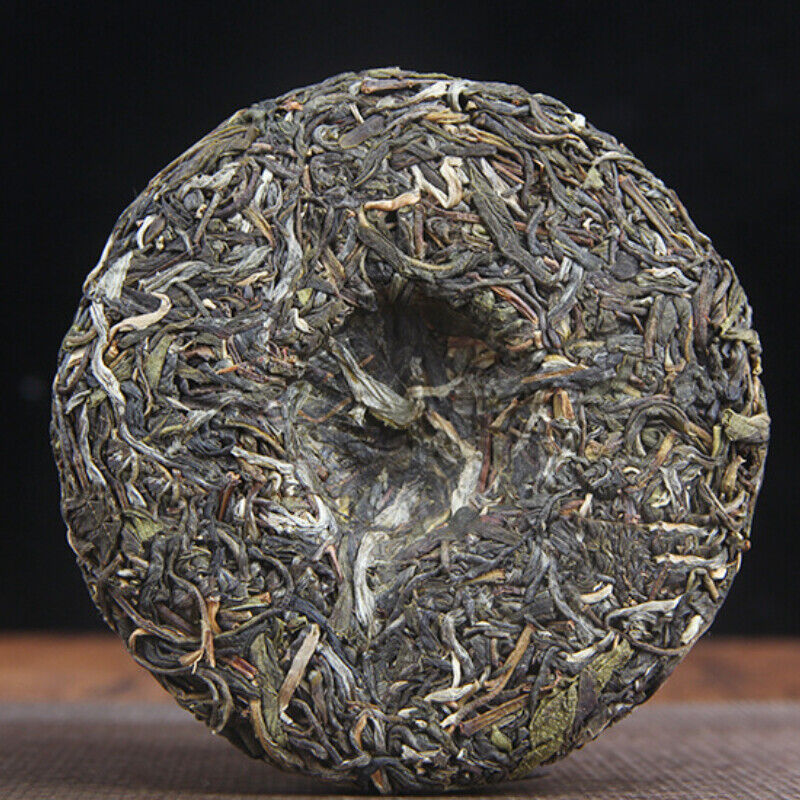 HelloYoung Old Ancient Tree Pressed Pu'er Tea Top-grade Yunnan Menghai Cha Tea Cake 100g