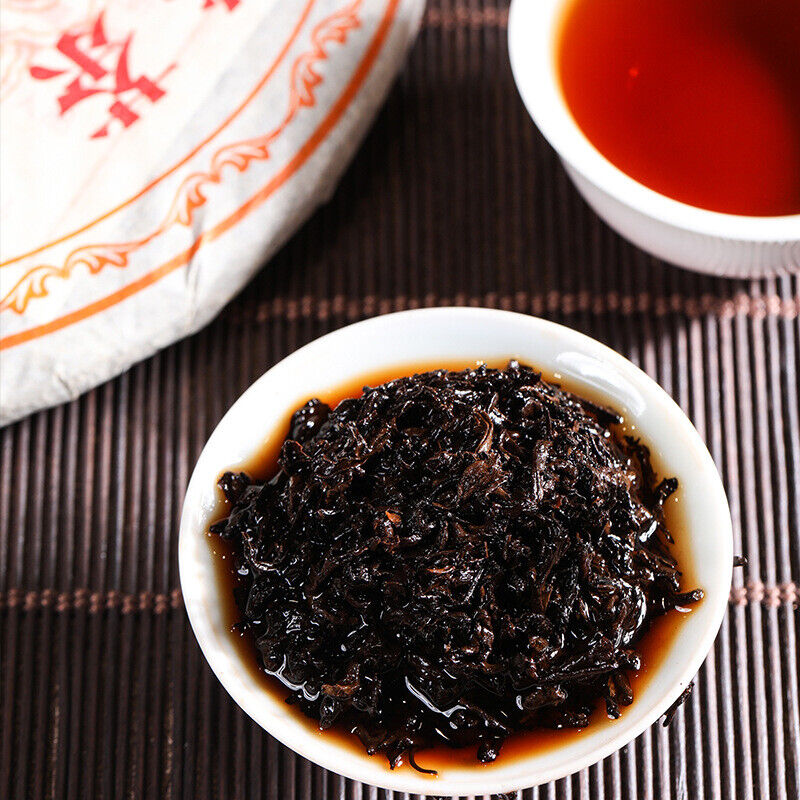 HelloYoung 357g Yunnan Pu'er Ripe Tea Palace LaoBanzhang Seven Sons Pu'er Tea Cake