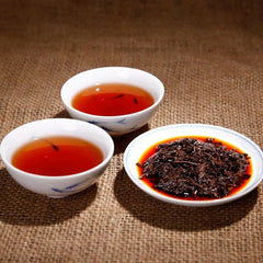 HelloYoung Ripened Puerh Tea Yunnan Black Puer Tea China Bulk Cooked Pu-erh Tea Loose Leaf