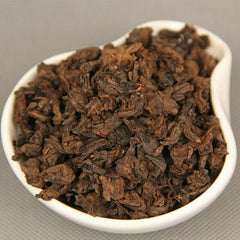 HelloYoung Muzhi Pearl Lao Cha Tou Shu Puer Tea Yunnan Mini Old Ripe Puer Tea 200g