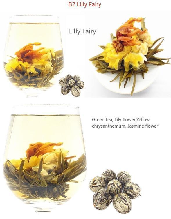 16Pcs Hot Sale Handmade Art Flower Blooming Tea Ball Beautiful Flowering Tea