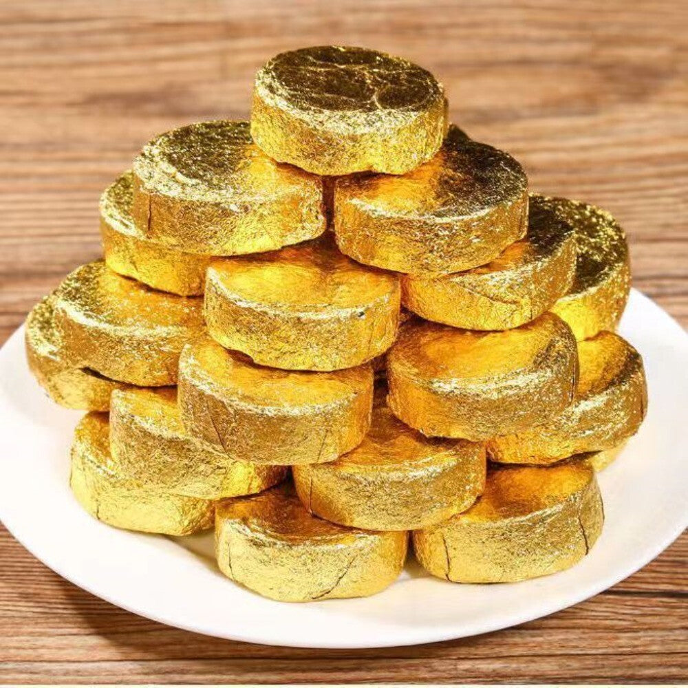 Puerh Cooked Tea Cake Yunnan Natural Ripe Pu'er Tea Mini Pu-erh Black Tea 12Pcs