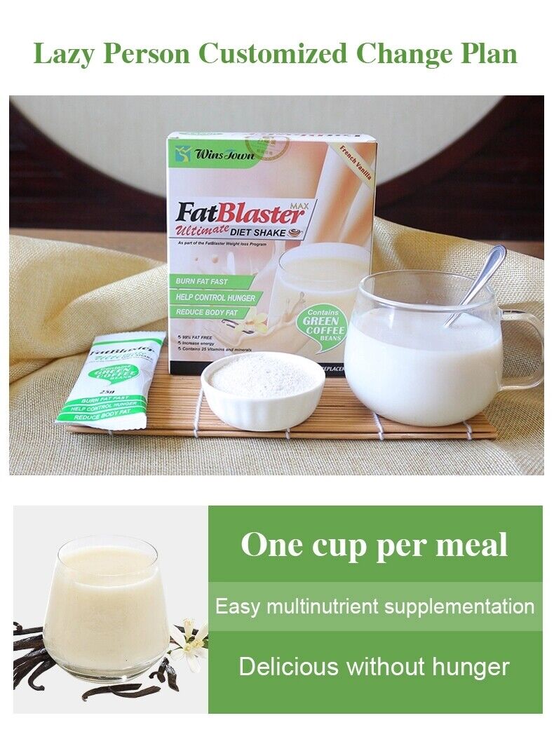 Fat Blaster Weight Loss Control Food Supplement Meal Replacement Powder Coffee