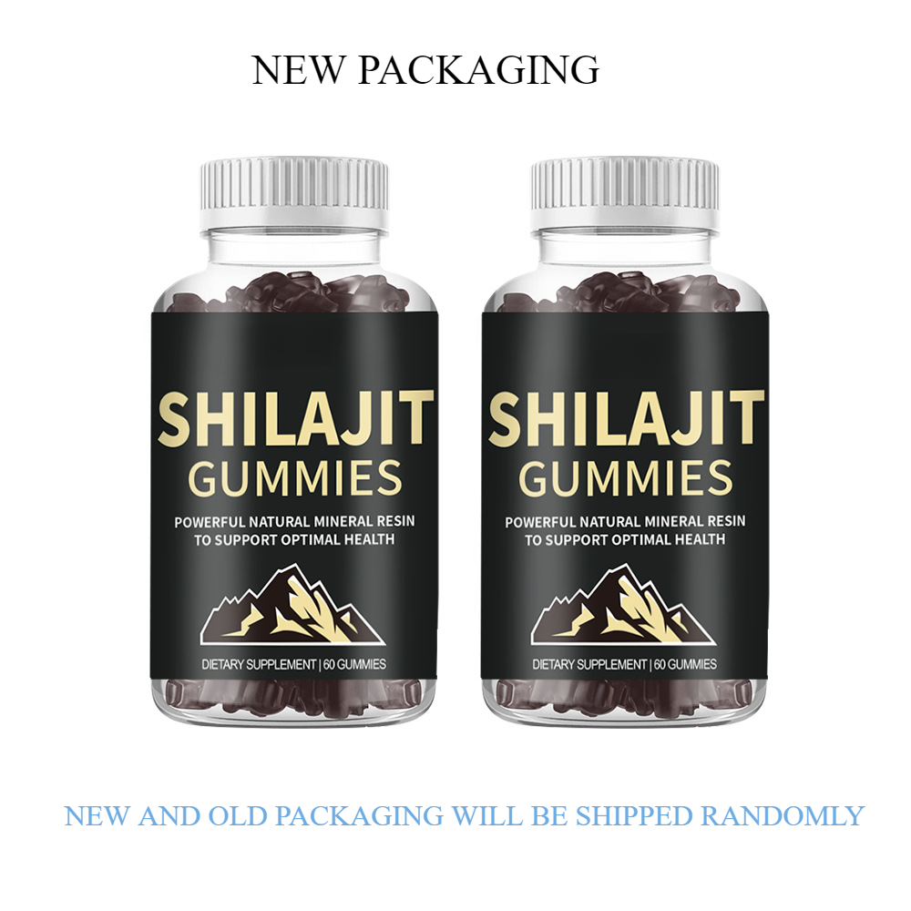 Immune Support Himalayan Shilajit Gummies Ashwagandha,Chaga Mushroom Healthy