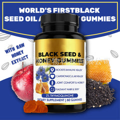 Honey Black Seed Oil Fudge Heads Black Seed Oil Gummies Black Grass Seeds