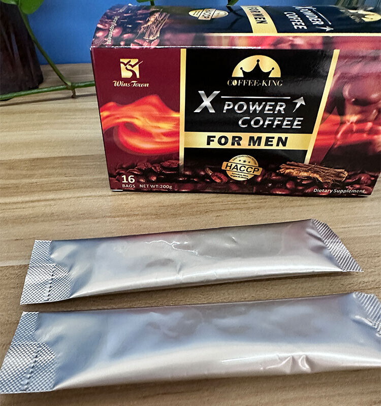 Man X Power Coffee Maca Enlargement Instant Natural Herba Power Coffee 10g*20bag