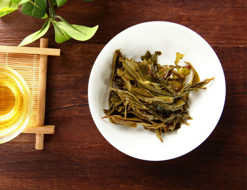 HelloYoung Organic Green Food China Yunnan Puerh Tea Cake Cha Puer Menghai Sheng Tea 357g