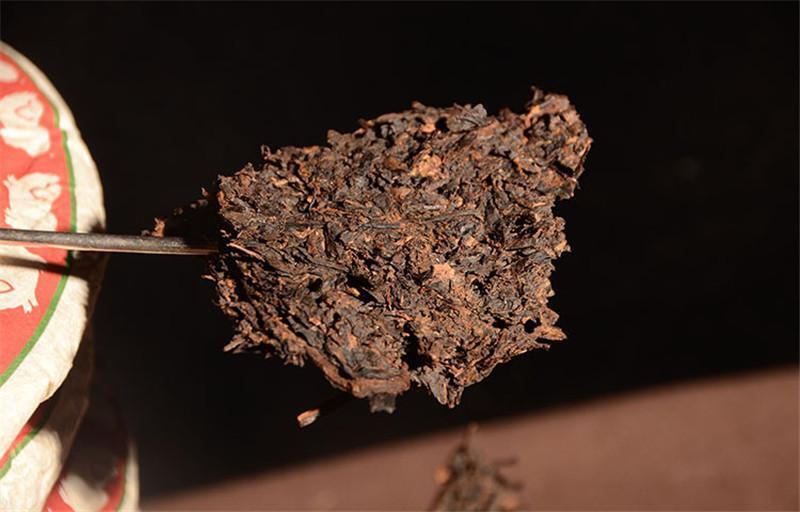 357g Classe Anciens Gâteau Thé Cuit Pu-erh Thé Noir Yunnan Thé Mûr Puer Original