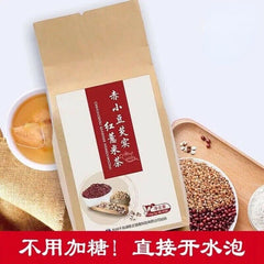 HelloYoung Red Beans Barley Health Tea Chinese Specialty 红豆薏米茶 赤小豆芡实去湿气养生茶 5g*30小袋