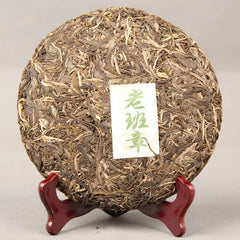Yunnan Raw Puer Tea Cake 357g Laobanzhang Unfermented Puerh Qi Zi Bing Cha