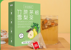 HelloYoung Bamboo Cane and Roots of Snow Pear Tea Triangle Bag No-boil Tea Bags 80g