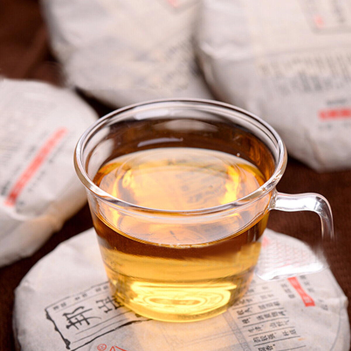 HelloYoung 100g Yunnan Sheng Puer Tea Pu-erh cha Tea High Mountain Wild Ancient Trees Cake