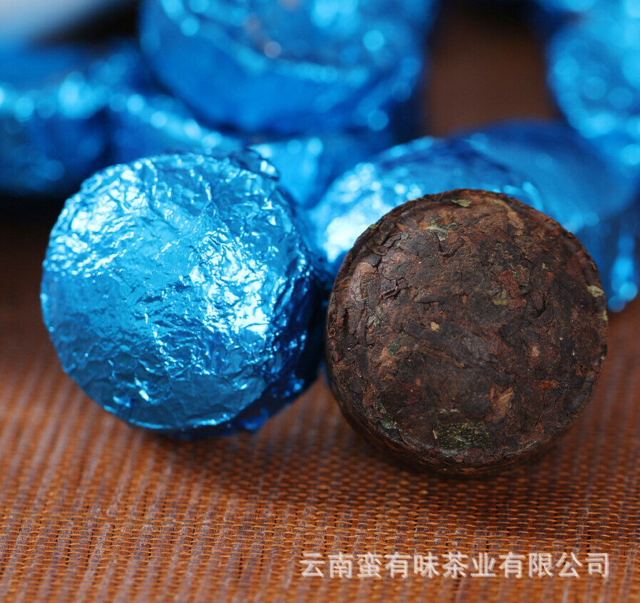 500g Yunnan Pu'er Tea Mini Seven Colored Small Golden Tuo Nuoc Xiang Ripe Tuo