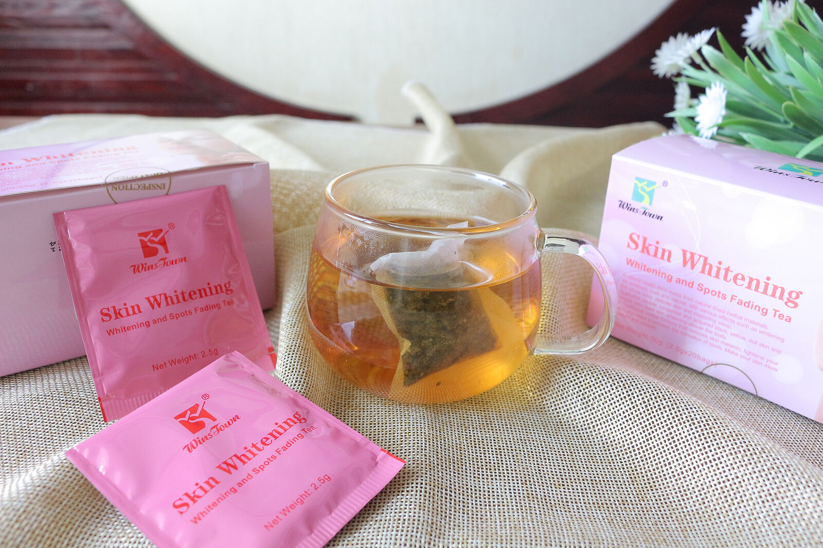 Skin Beauty Whitening Tea Natural Herbal Anti Aging Lightening Tea