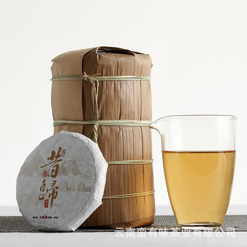 Yunnan Puerh Tea 2021 Big Tree Old Tree Tea 100g Xigui Small Cake Raw Tea Tea