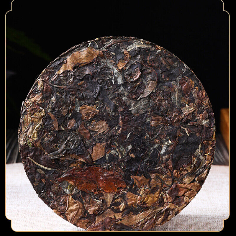 HelloYoung 200g Big Leaf Weight Loss Healthy Drink White Tea Cake Top Yunnan Old White Tea