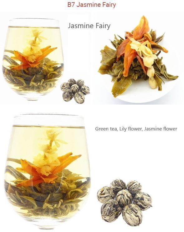 16Pcs Hot Sale Handmade Art Flower Blooming Tea Ball Beautiful Flowering Tea