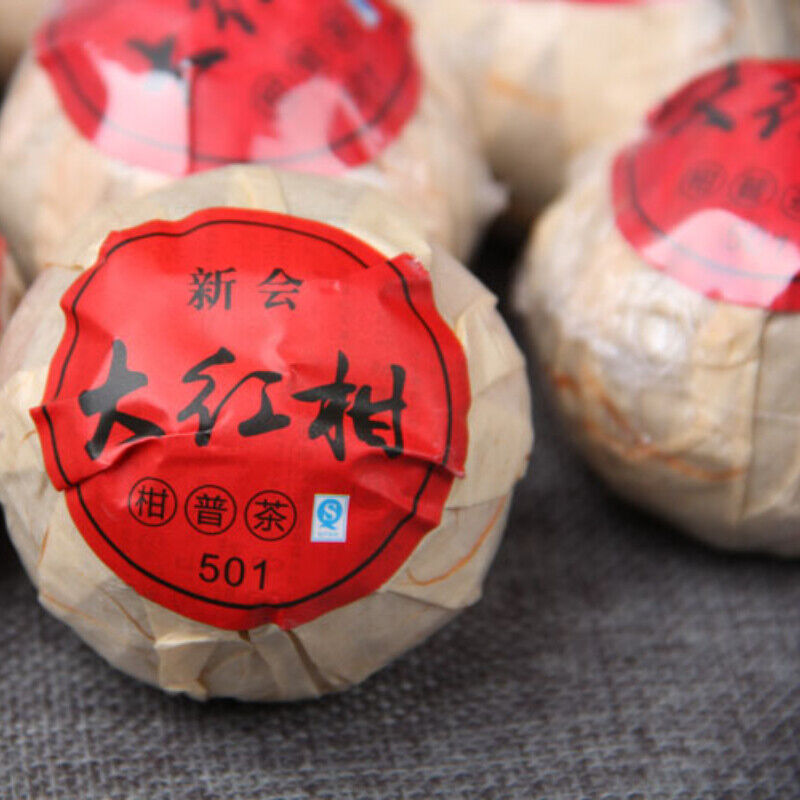 HelloYoung Tangerine Pu'er Tea Menghai Black Tea Natural Big Red Mandarin Pu-Erh Tea 500g