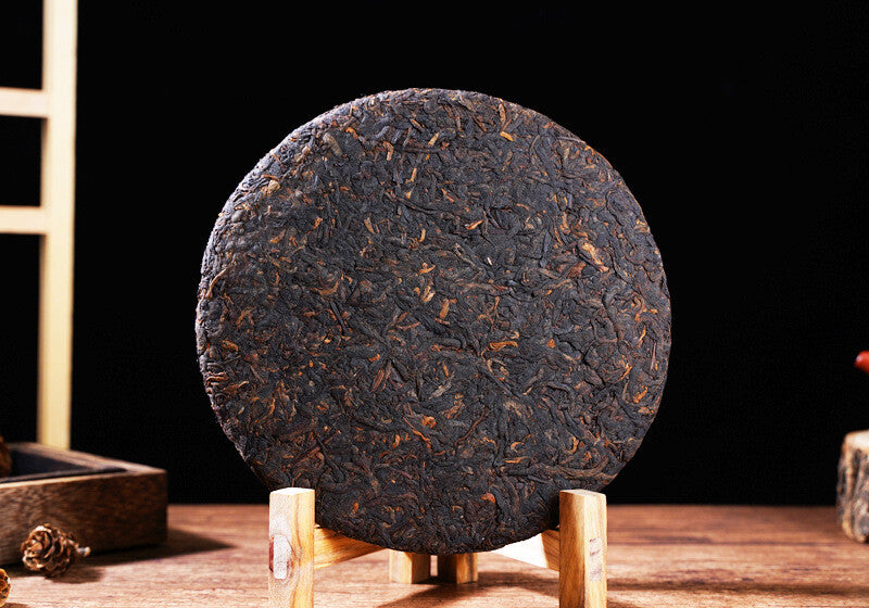 357g Yunnan Pu'er Ripe Tea The Older The More Fragrant Old Pu'er Tea Cake