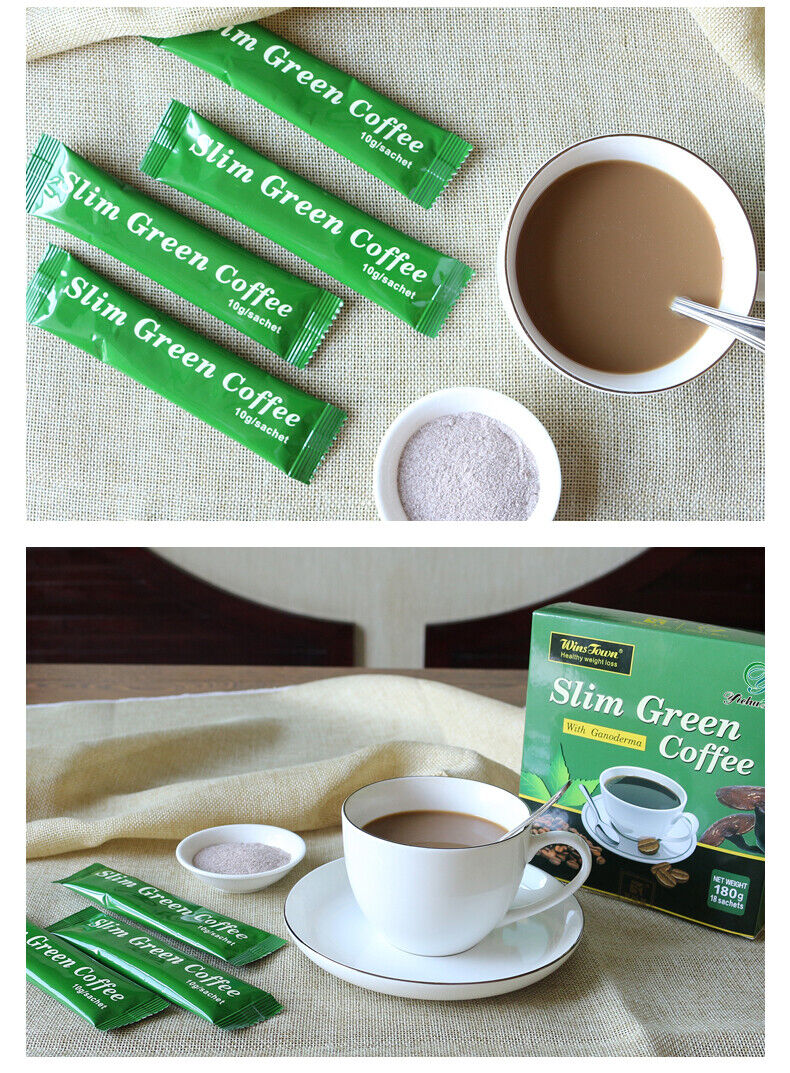 Slim Diet Green Weight Loss Coffee Slimming Instant Coffee 10g*18bags