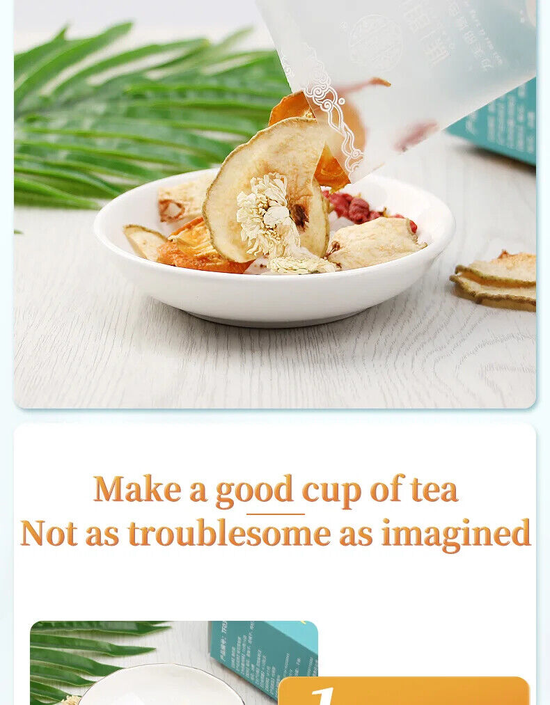 Osmanthus snow pear Tea Healthy Herb Tea Bag 100g/3.52oz