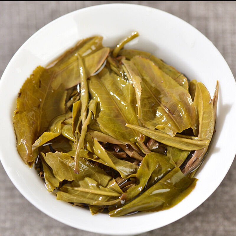 HelloYoung Green Tea Health  Natural Big Leaf Pu'er Yunnan Spring Pu-Erh Tea 357g