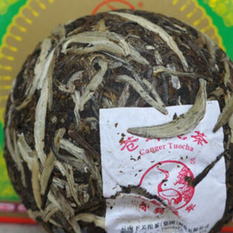 HelloYoung Ancient Tree Pu Erh In Nice Box CANGER TuoCha Yunnan Xiaguan Cha Pu'er Tea 100g