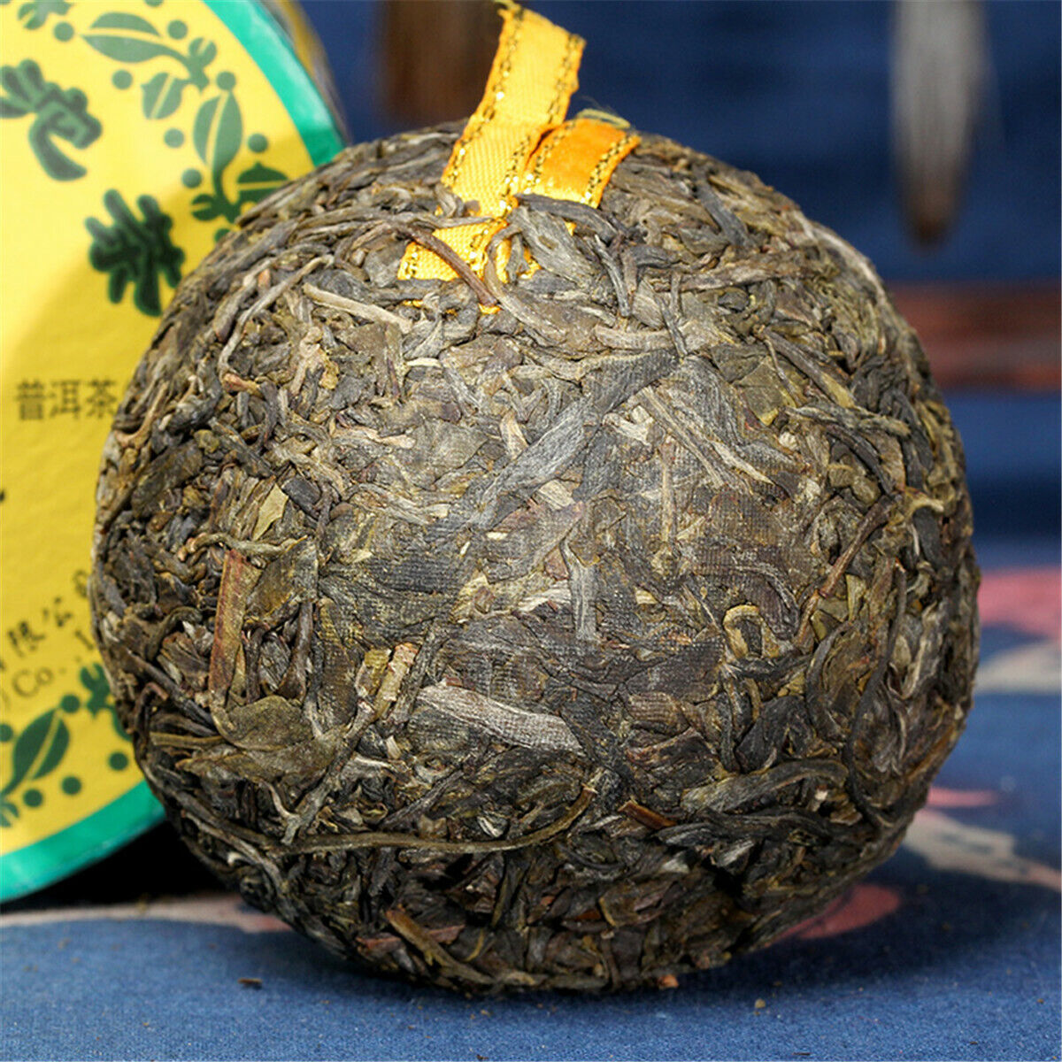 HelloYoung Cha Pu-Erh Tea Green Tea with Box Xiaguan Golden Silk TuoCha Puer Shen Puer 100g