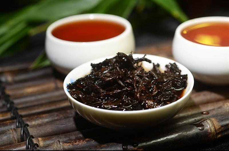HelloYoung357g Great Original Pu-erh Tea Cooked Tea Cake Ripe Tea Shu Pu'er Tea HelloYoung