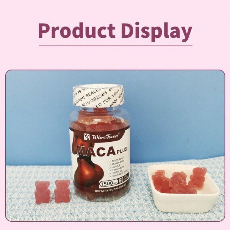 100% Natural Maca Root Plus Butt Firming BBL-Gummies for Butt Hips Enlargement