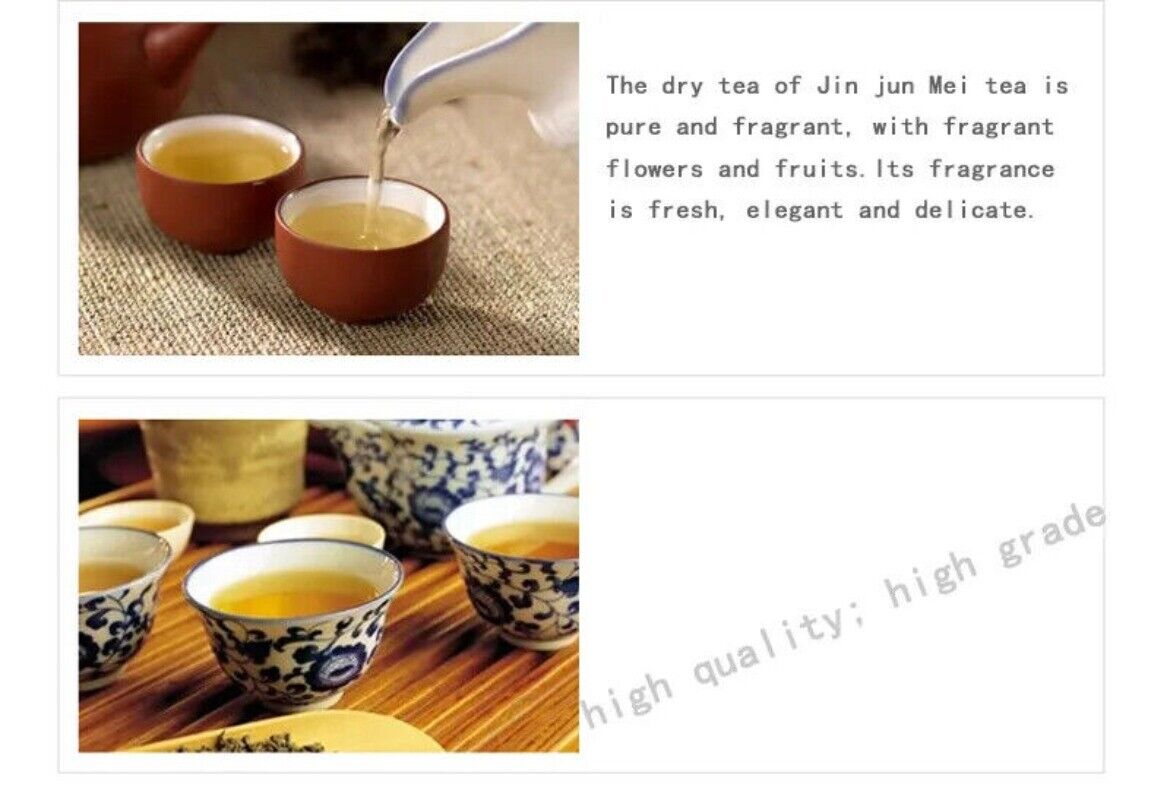 HelloYoung New Top Grade Paulownia Wuyishan Gold Junmei Jinjunmei Black Tea 250g