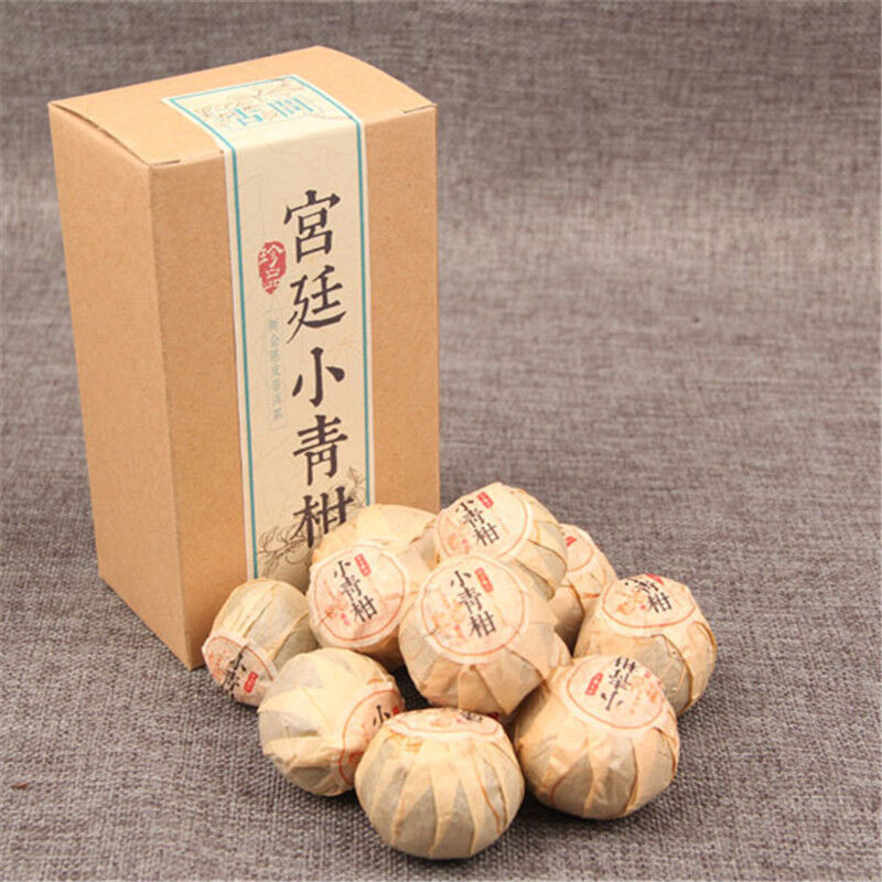 HelloYoung Small Green Mandarin Black Tea Healthy Drink Organic Tea Yunnan Pu Erh Tea 100g