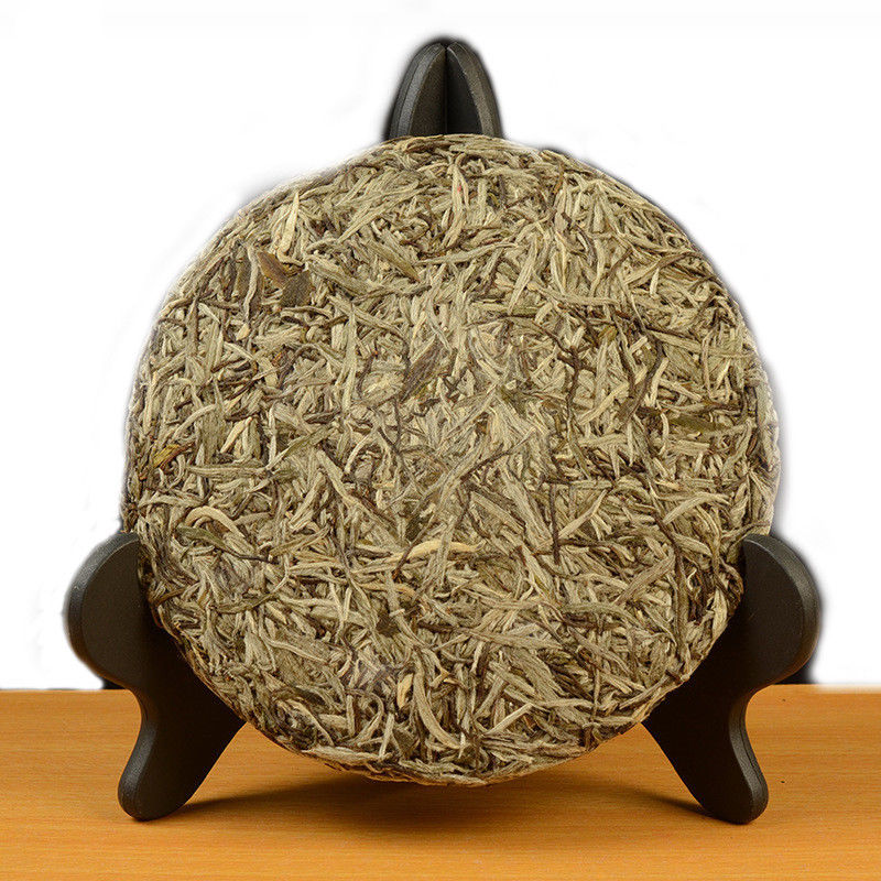 HelloYoung300g Old Fuding white tea cake natural organic Chinese white tea silver needle