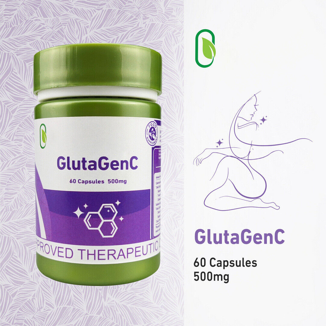 Gluta Genc Glutathion L-Glutathion-Kapseln Anti-Aging Hautaufhellung 60