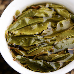 Moon Round Green Food  Puerh Tea Moon Cake Flower Good 100g/3.52oz Pu'er Raw Tea