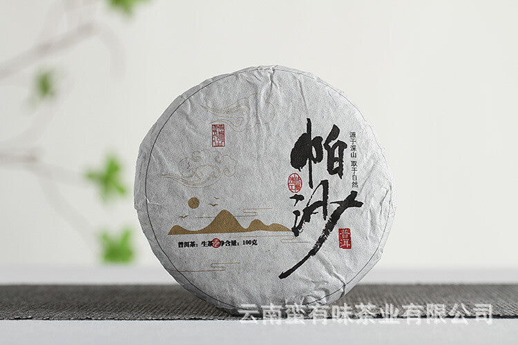 Pasha Small Cake 100g 2021 Big Tree Tea Puerh Raw Cake Yunnan Puerh Tea