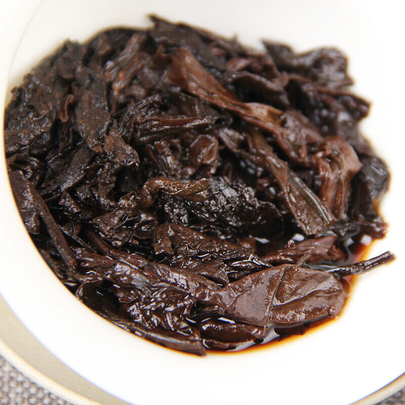 HelloYoung Column Tea Cake Ripe Tea Fermented Craft Tea Top-grade Small Pu'er Tea 200g
