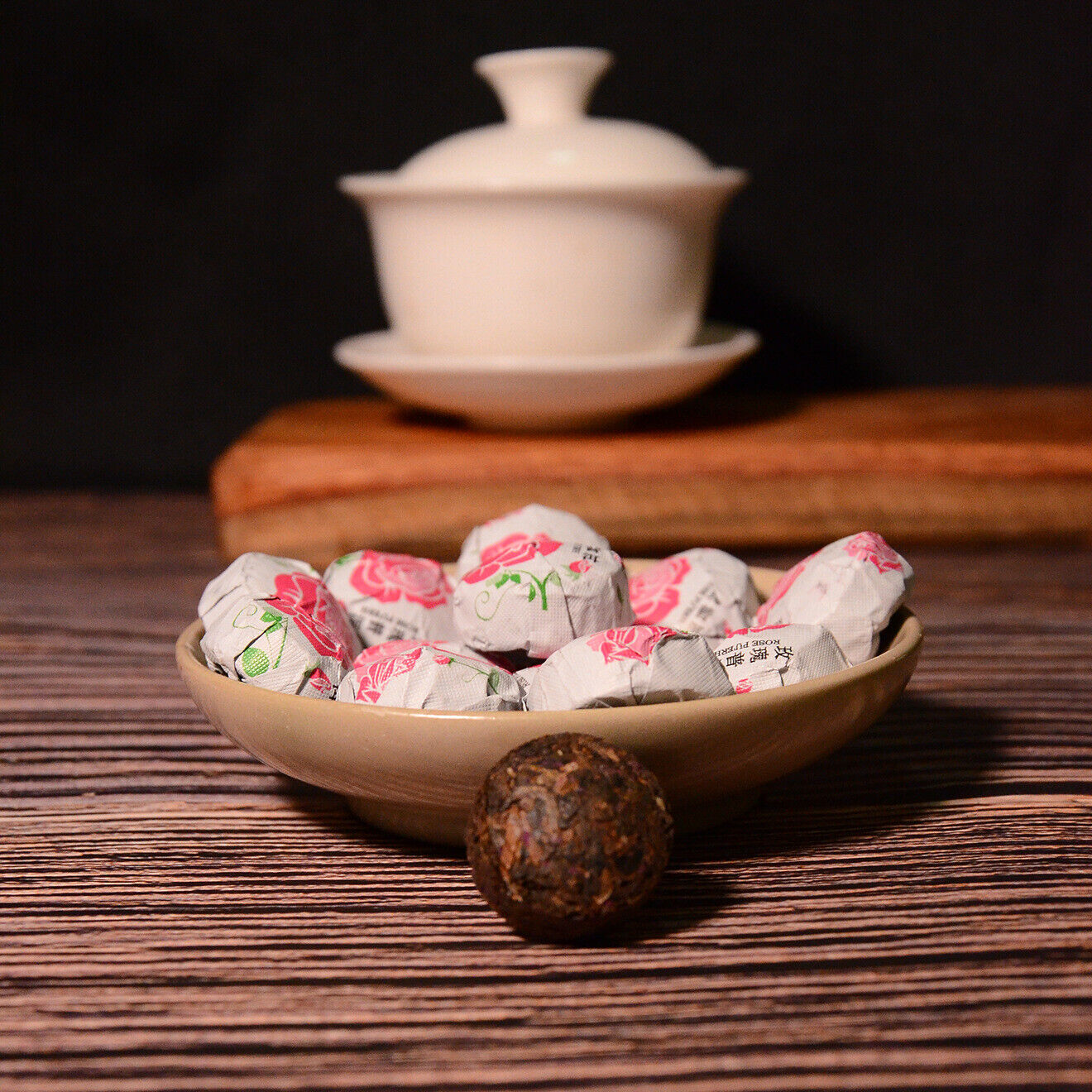 HelloYoung 500g Yunnan Pu'er Tea Leaves Jindian Tea Factory Rose Flavor Small Tuo Tea Ripe