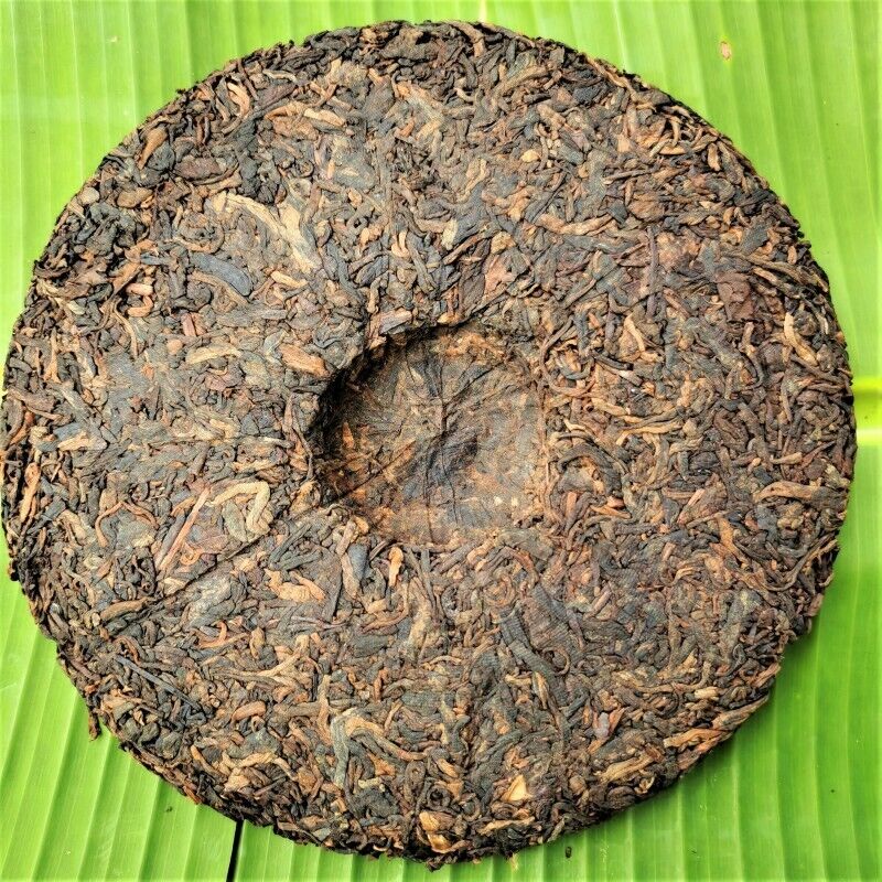 HelloYoung Premium Pu'er Black Tea Healthy Drink Organic Peacock Pu'er Ripe Tea Cake 357g