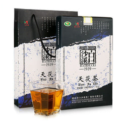 HelloYoung 1kg Gold Flower Tea Black Tea Brick TIAN FU CHA Anhua Baishaxi 1939 Dark Tea
