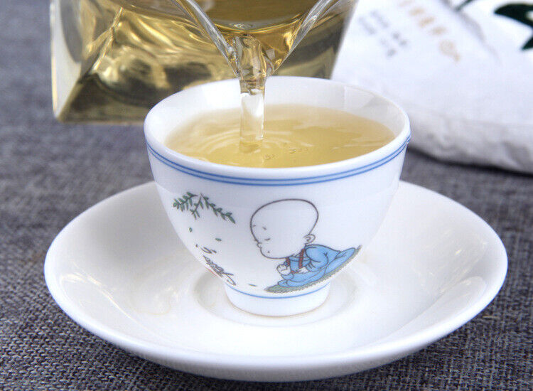 HelloYoung 357g Raw Tea Cake Yunnan Pu'er Tea 曼松 357克生茶饼茶云南普洱茶曼松王子山收藏级古树