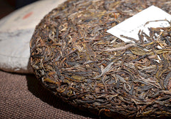 Puerh Tea Raw Tea Cake Smooth Bamboo Liang Zi Raw Tea Cake Pu'er Cake Tea 357g