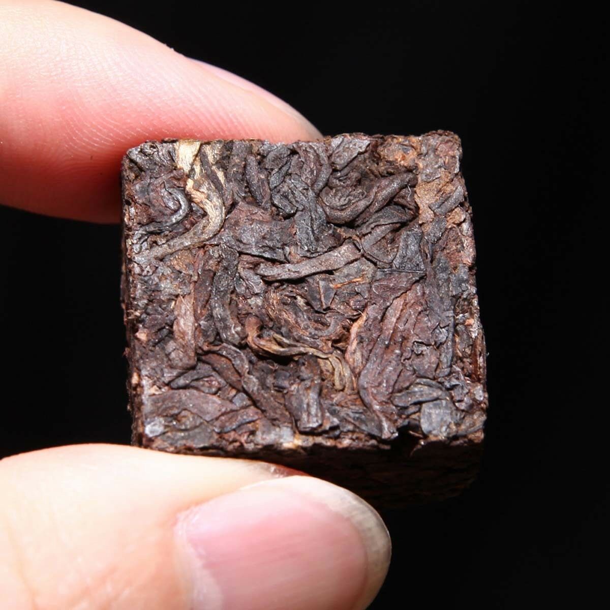HelloYoung 50g-500g Yunnan Bulk Ripe Puerh Tea Bohai Square Mini Puer Tea Brick Tea 1Pc/Cup