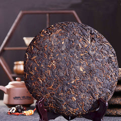 357g云南普洱茶熟茶 饼茶 Ripe Tea 357g Yunnan Pu'er Tea Cake Tea