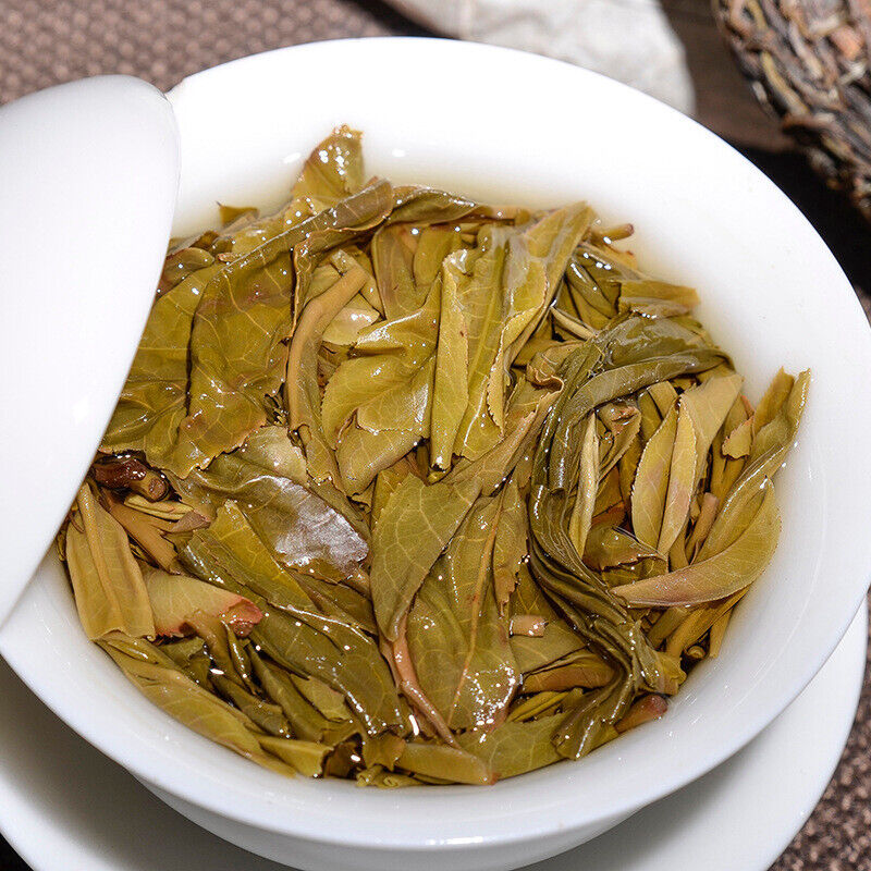 Puerh Tea Raw Tea Cake Smooth Bamboo Liang Zi Raw Tea Cake Pu'er Cake Tea 357g