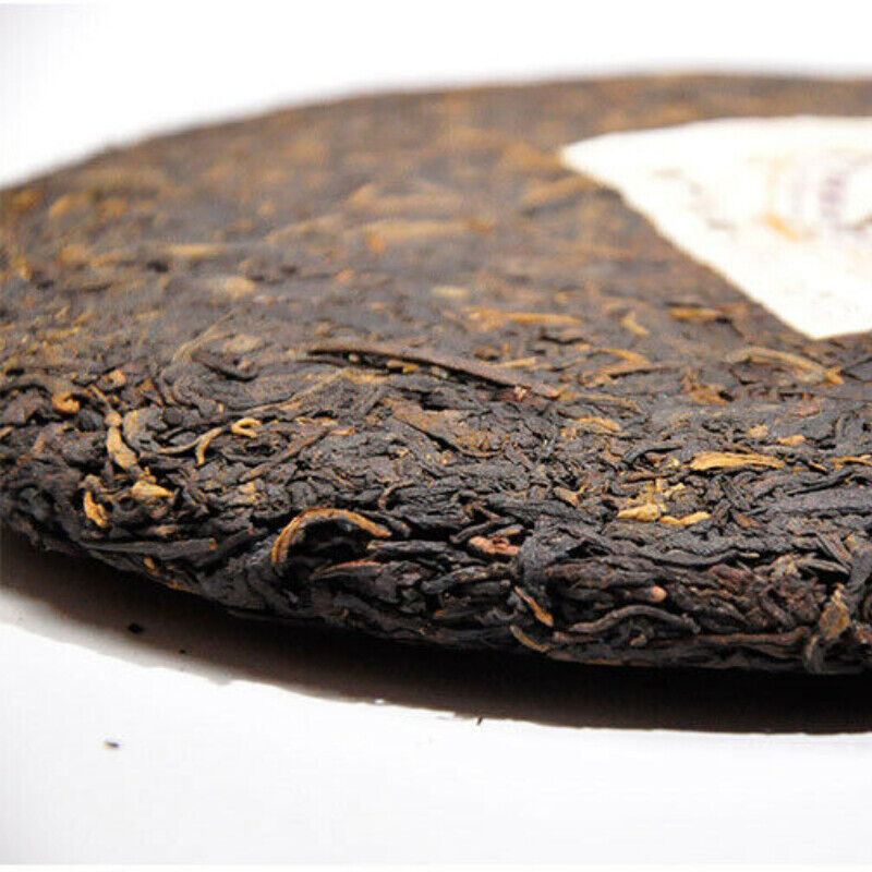 HelloYoung Ripe Pu-Erh Tea Cake 357g Ancient Tree Black Tea Gift Yunnan Puerh Tea 7598