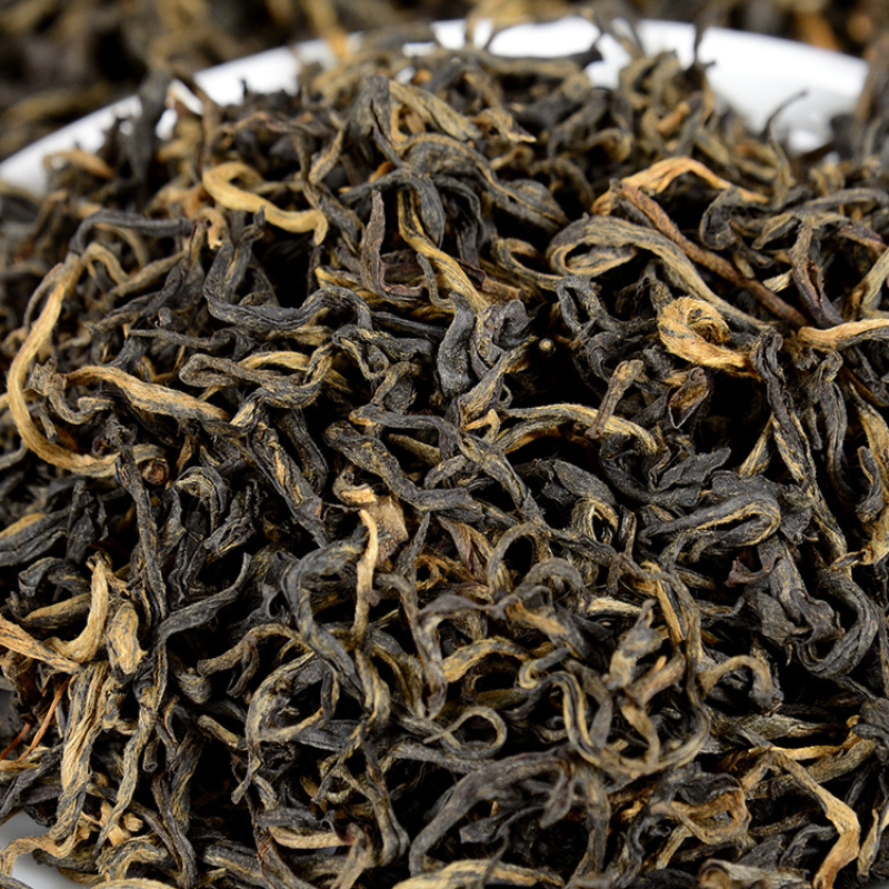 HelloYoung 500g Yunnan Fengqing Dian Hong Mao Feng Ancient Tree Dian Hong KungFu Black Tea