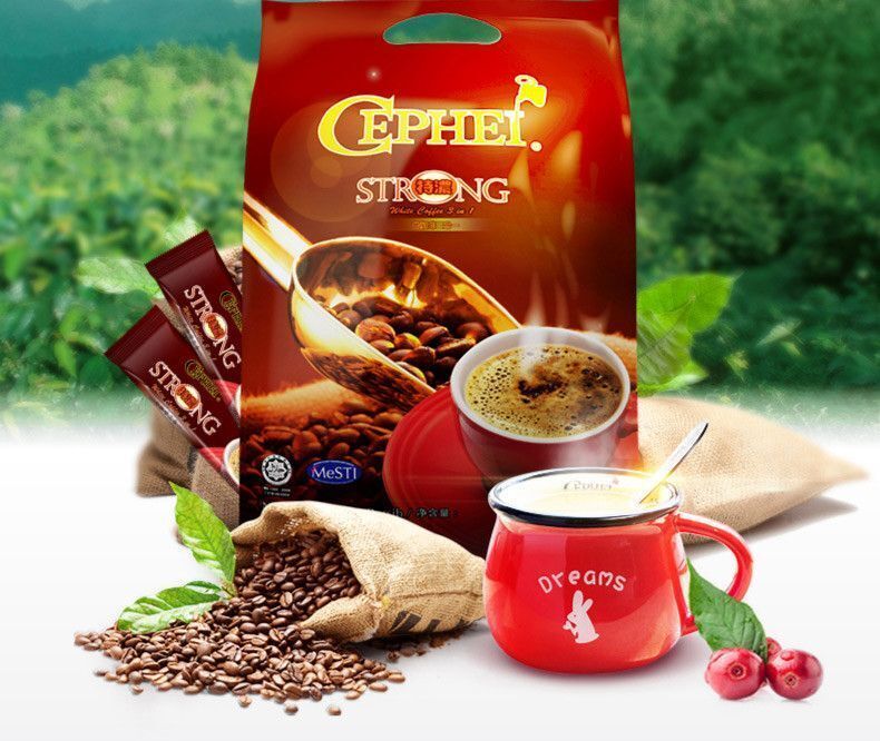 Malaysia 3 in 1 White Coffee Milk Latte Cappuccino Instant Coffee